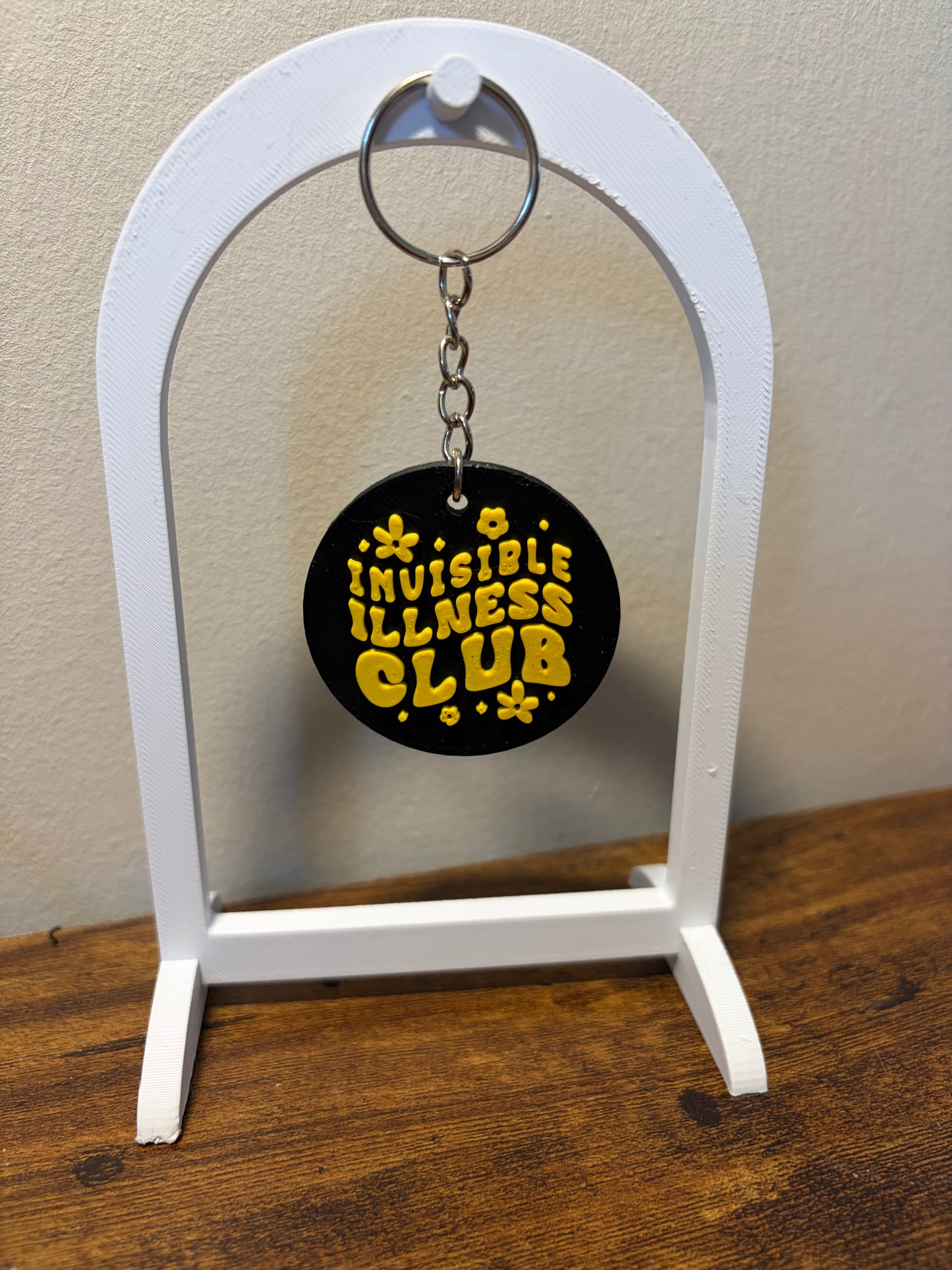 Invisible Illness Club Keyring