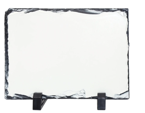 Rectangle Rock Photo Slate 30cm