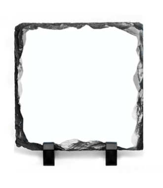 Square Rock Photo Slate 20cm
