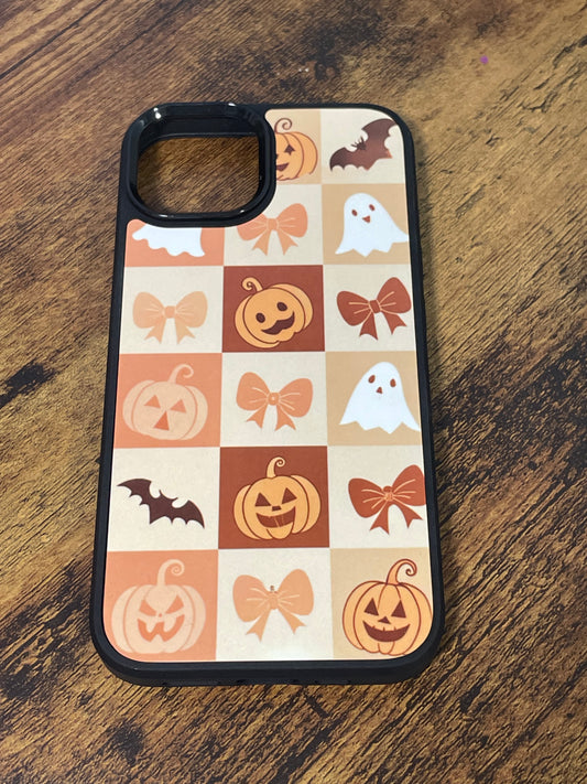 iPhone 14 - Halloween Ghosts, Bats & Pumpkins