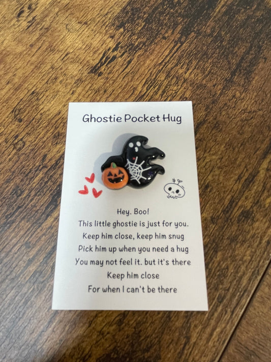 Ghostie Pocket Hug - Spiderweb