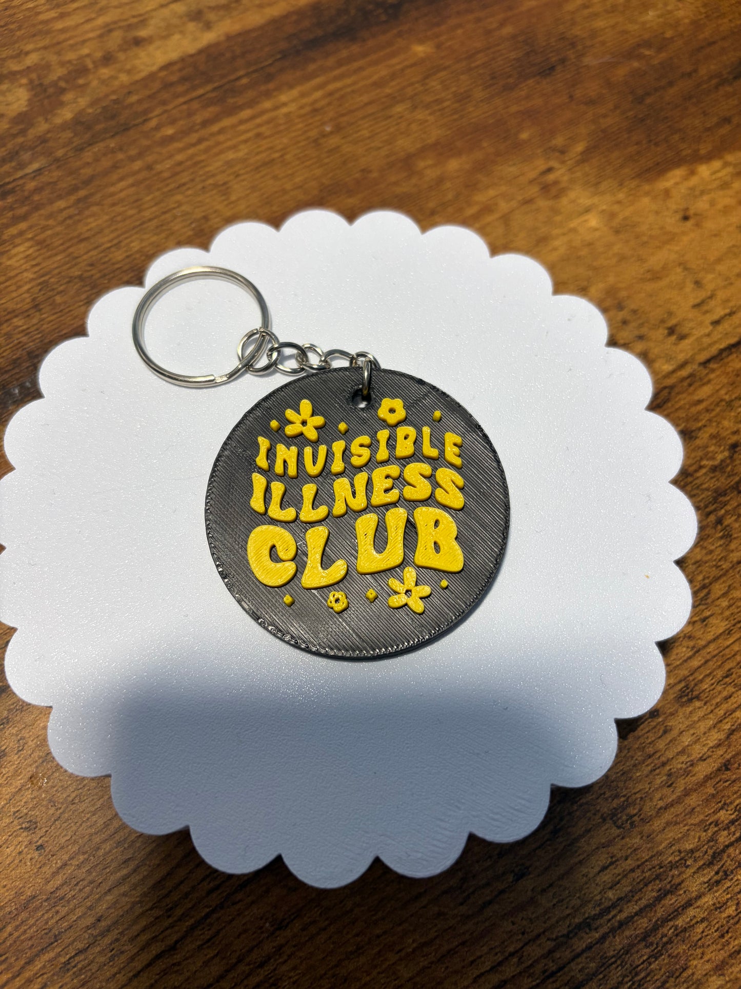Invisible Illness Club Keyring