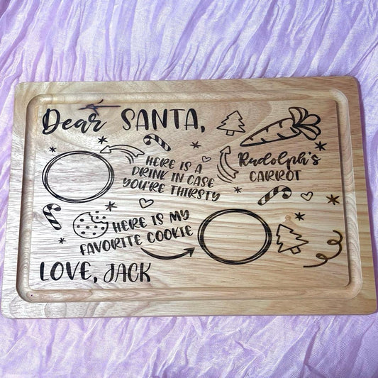 Personalised Santa Treat Board