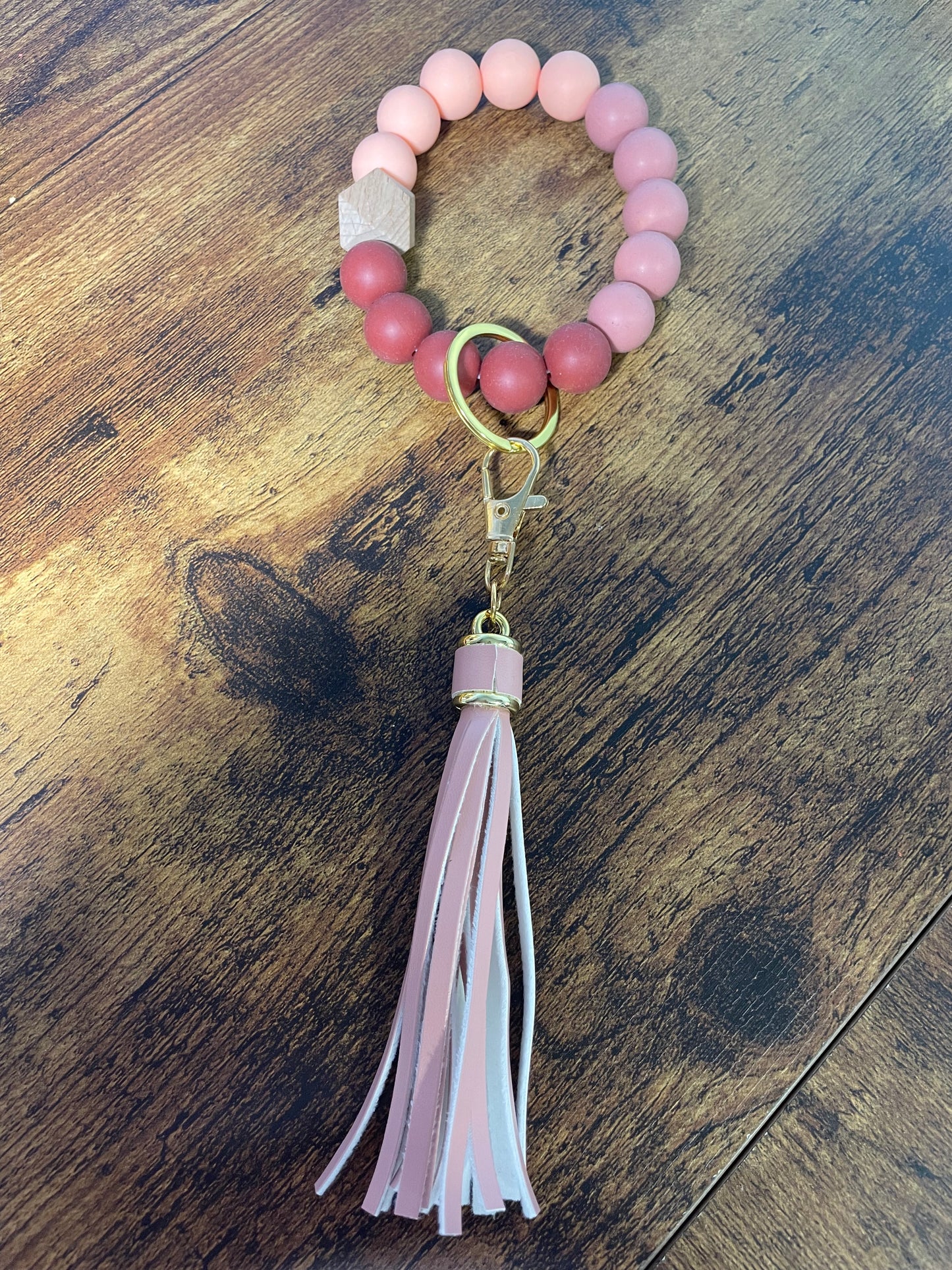 Pinks Silicone Wristlet