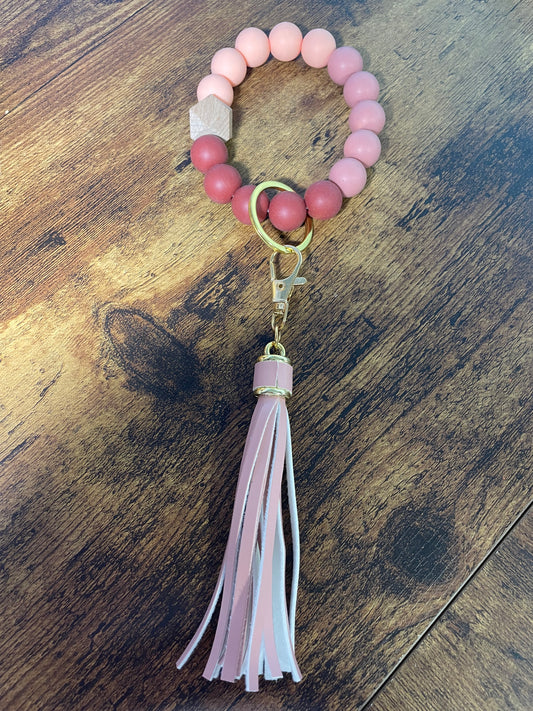 Pinks Silicone Wristlet