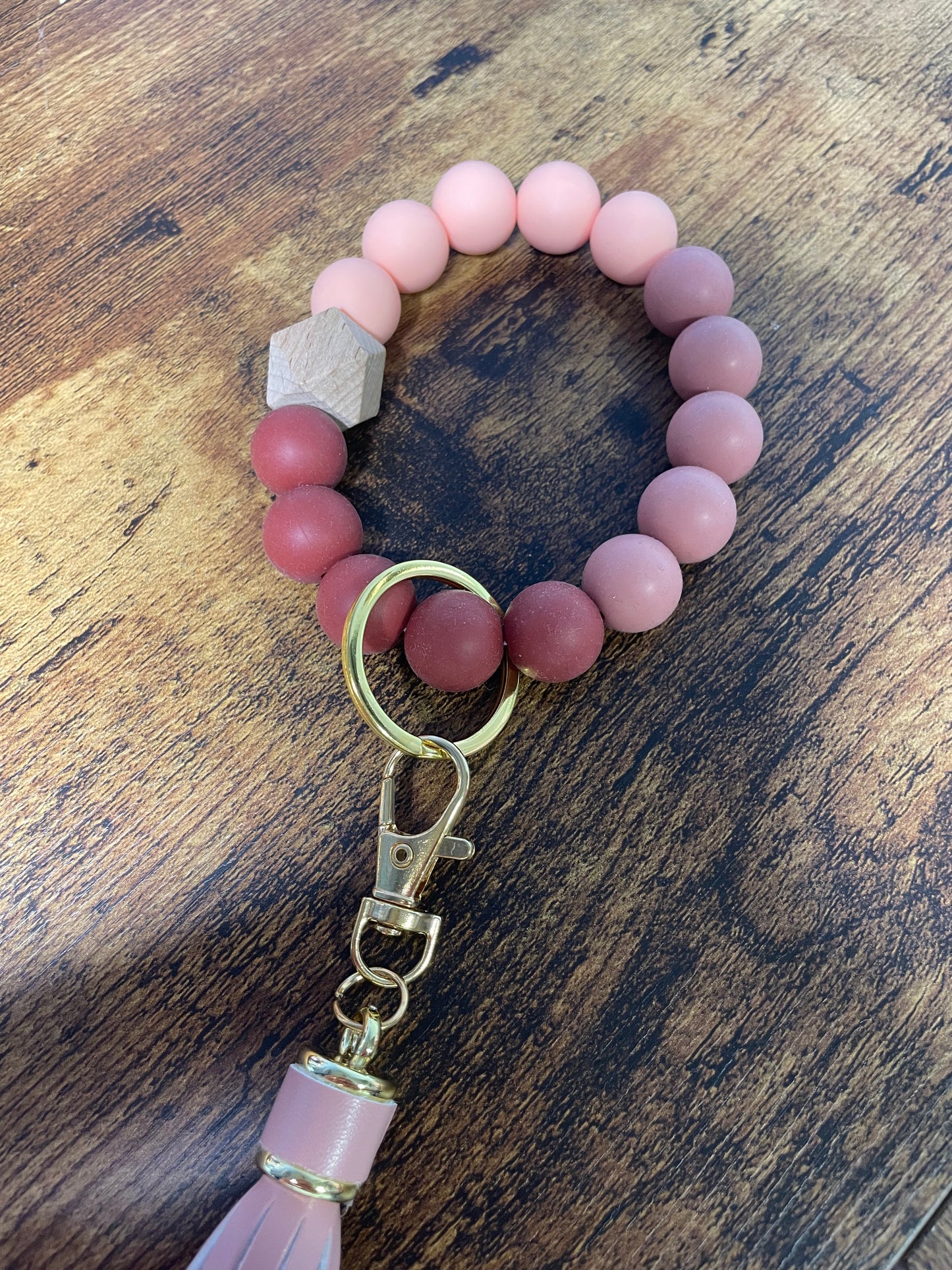 Pinks Silicone Wristlet
