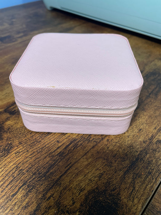 Pink Mini Travel Jewellery Box