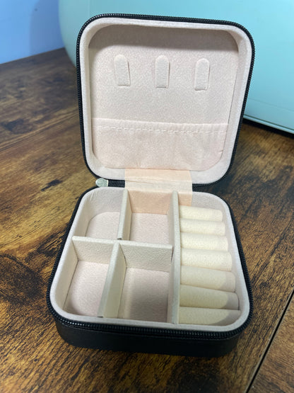 Grey Mini Travel Jewellery Box