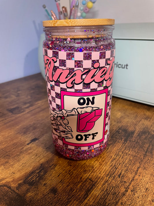 Custom 16oz Snowglobe Tumbler