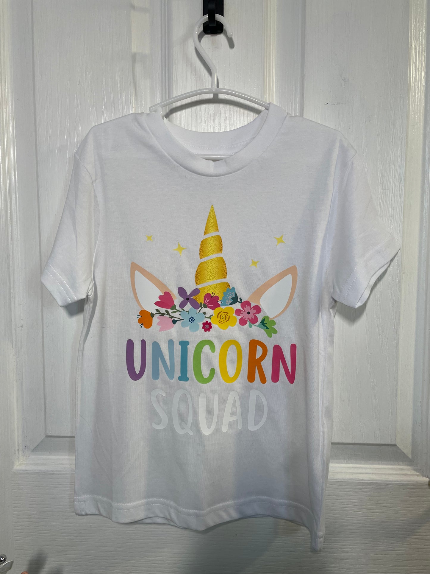 3-4 Years Kids 100% Cotton T-Shirt - Unicorn Squad