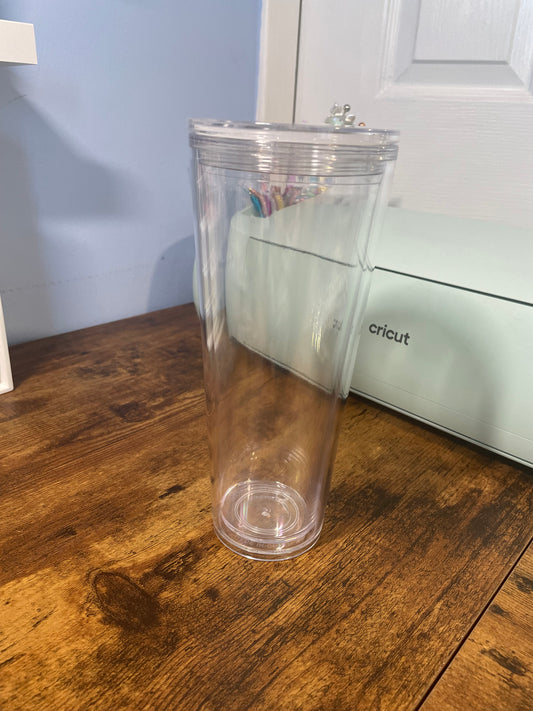 Custom 24oz Snowglobe Tumbler