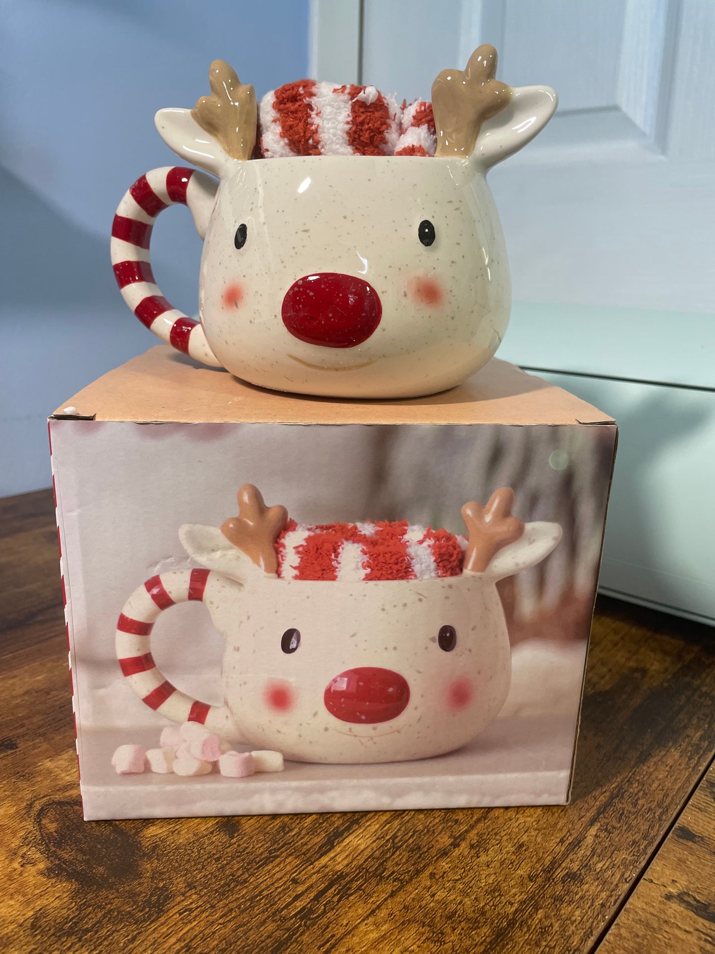 Reindeer Mug & Socks Set