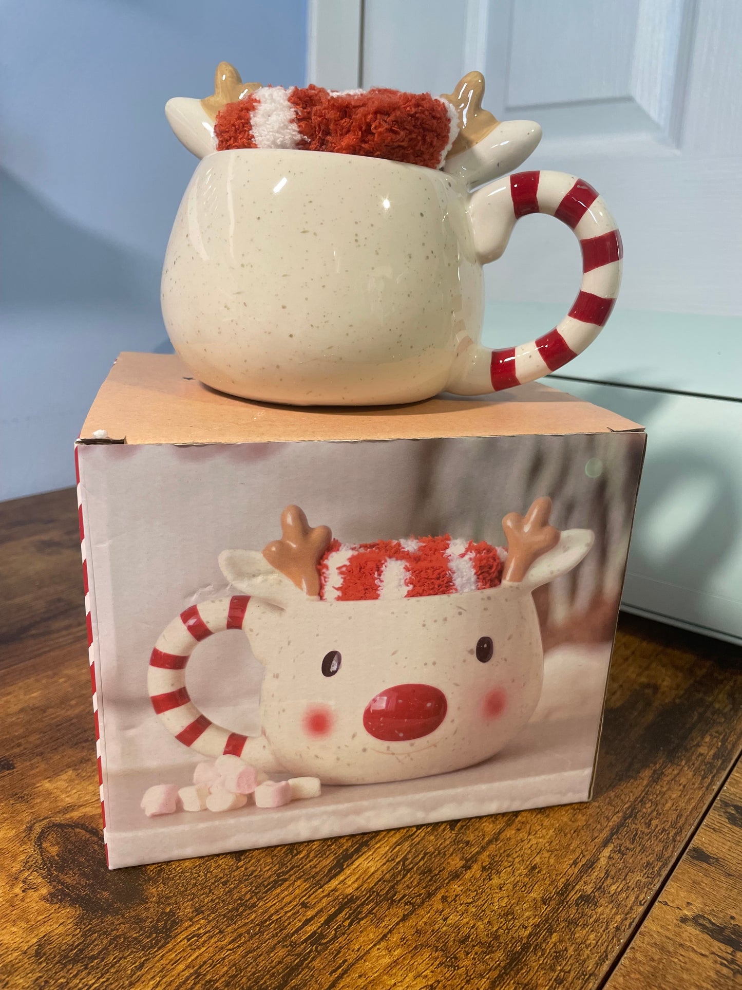 Reindeer Mug & Socks Set