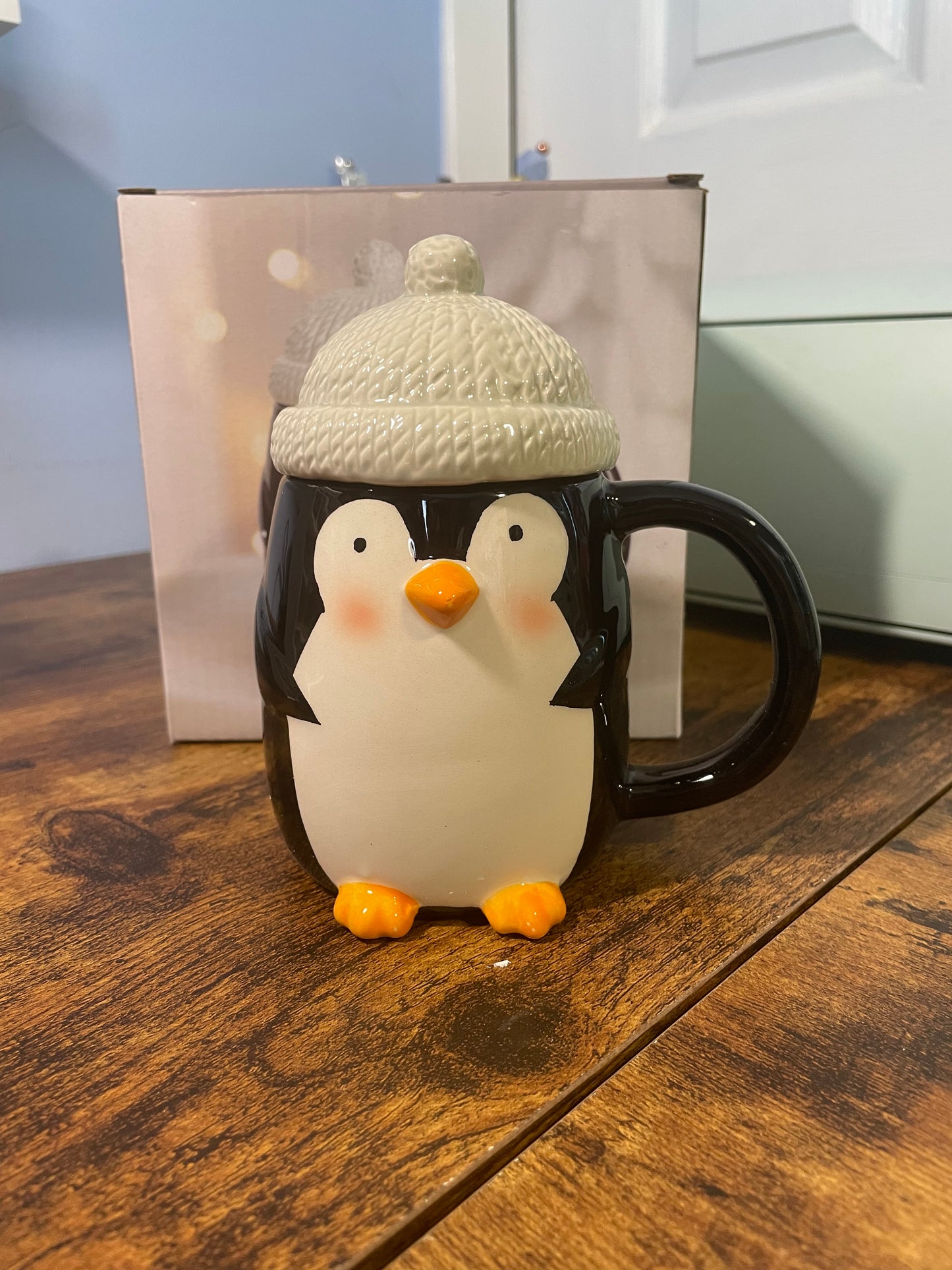 Penguin Mug With Lid