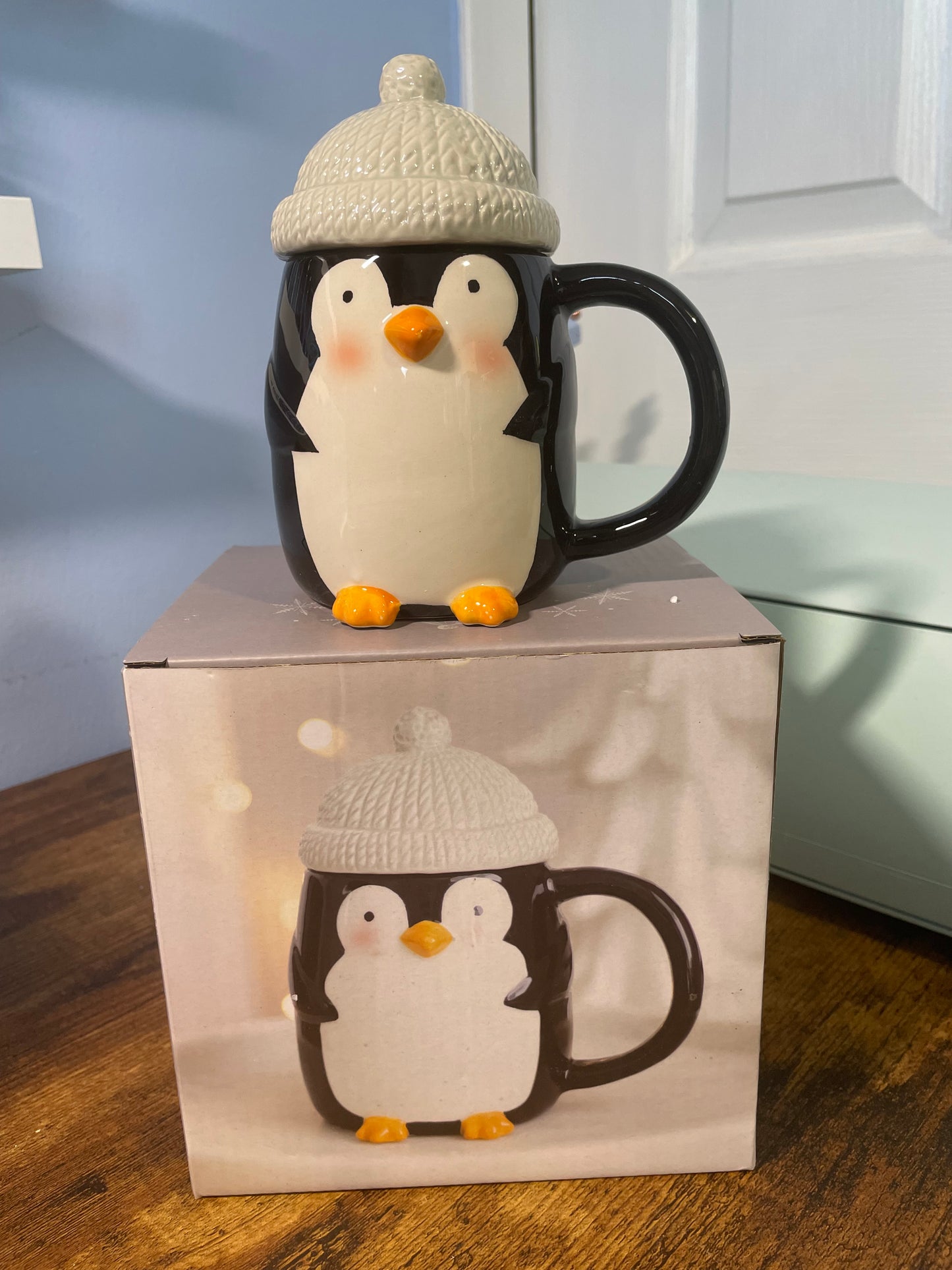 Penguin Mug With Lid