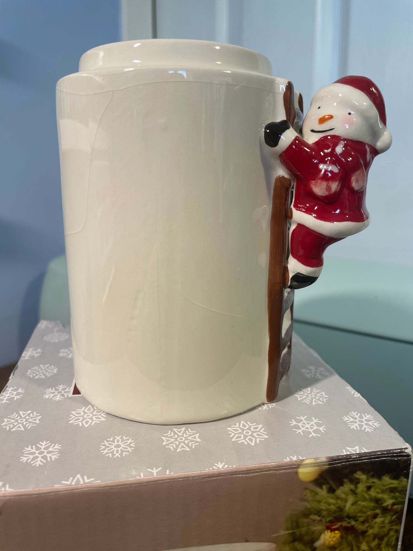 Santa Climbing Ladders Wax Melt Burner