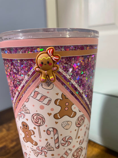 Gingerbread 24oz Tumbler - Please Read Description