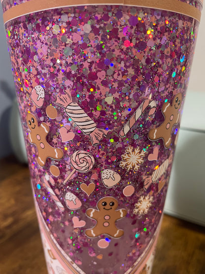 Gingerbread 24oz Tumbler - Please Read Description