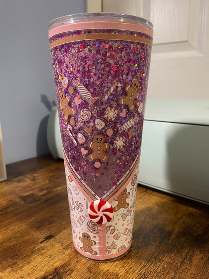 Gingerbread 24oz Tumbler - Please Read Description