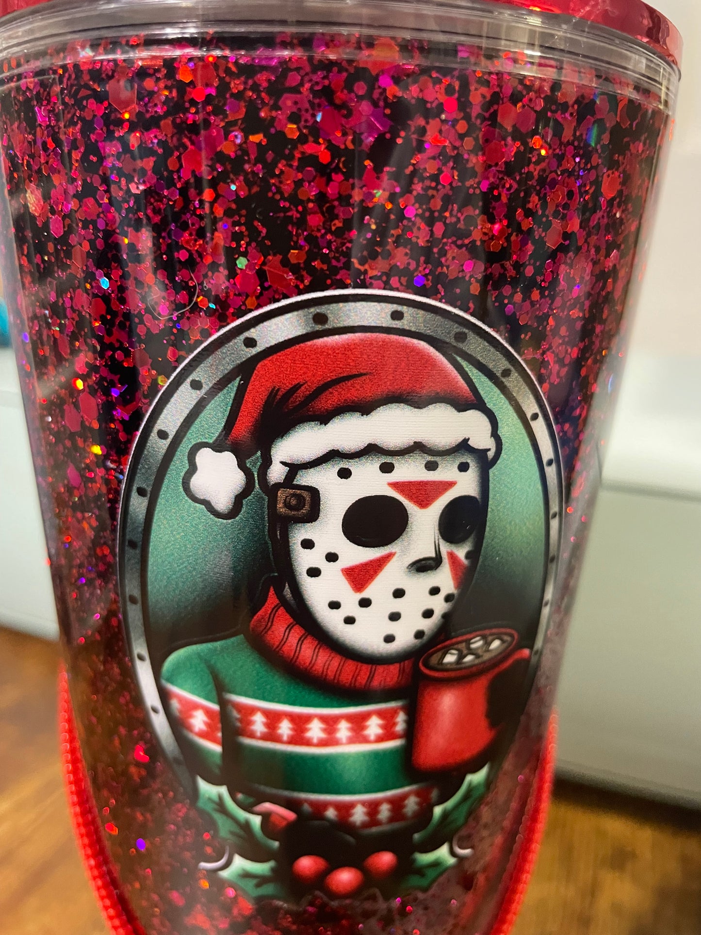 Horror Holidays 24oz Zipper Tumbler