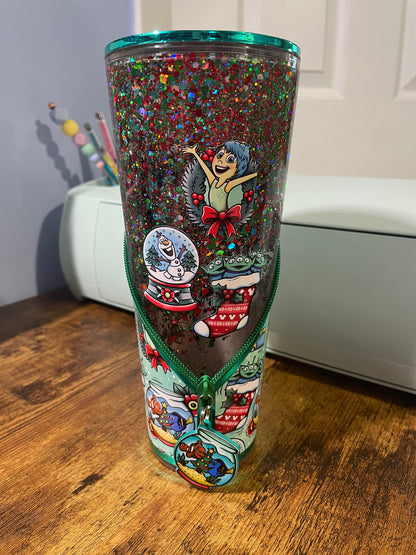 PixMas 24oz Zipper Tumbler