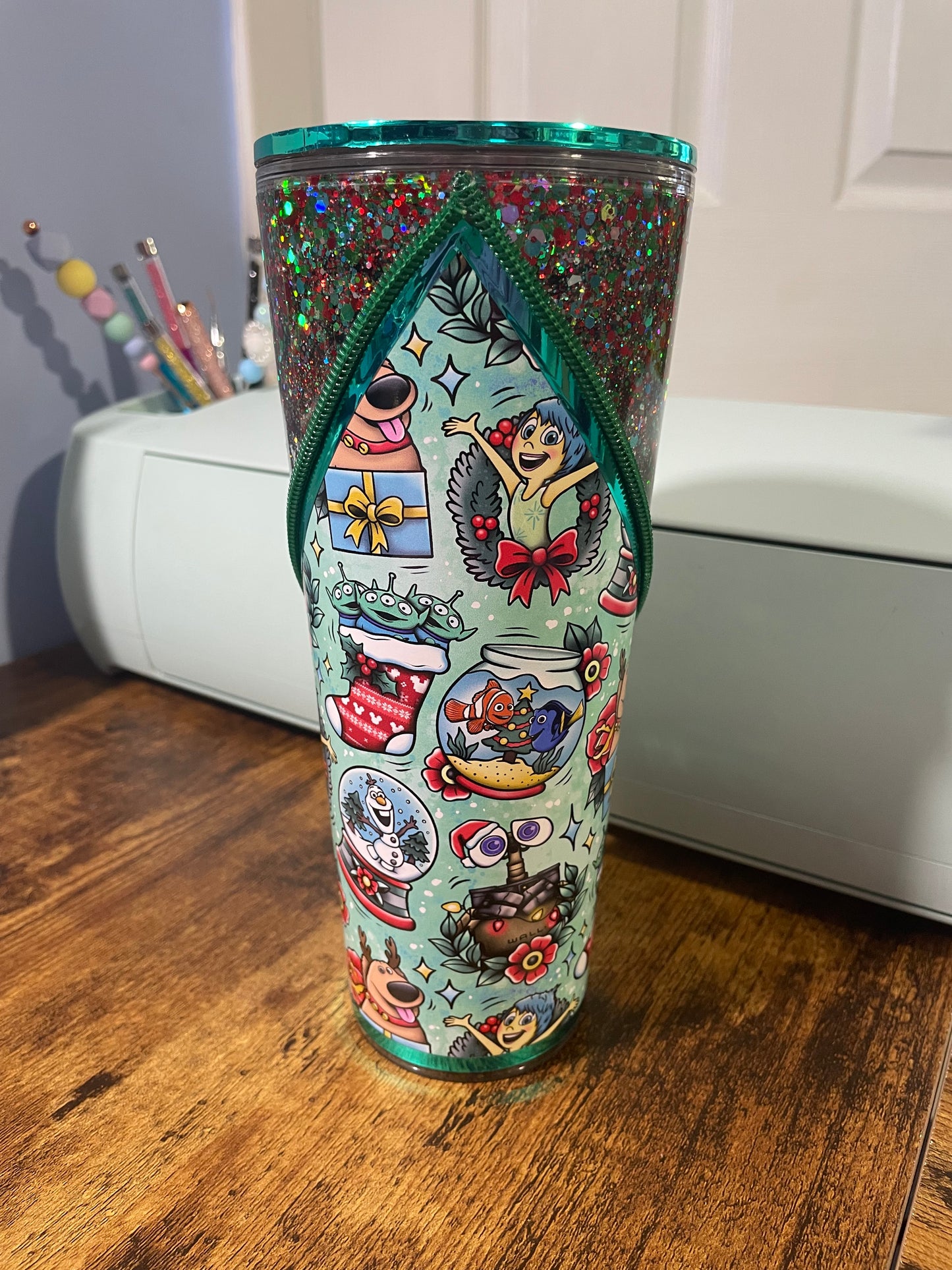 PixMas 24oz Zipper Tumbler