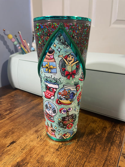 PixMas 24oz Zipper Tumbler