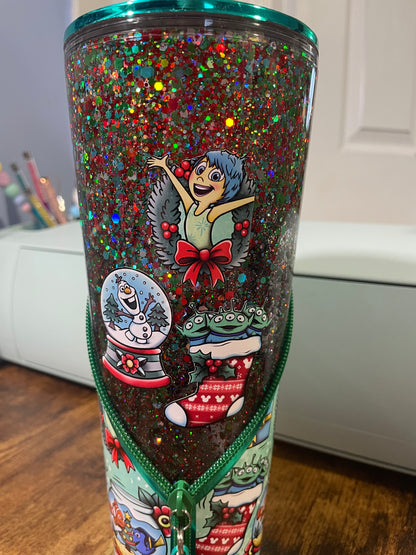 PixMas 24oz Zipper Tumbler