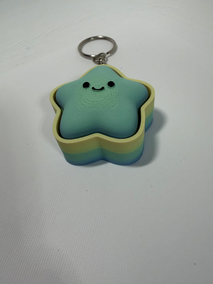 Fidget Clicker Star Keyring