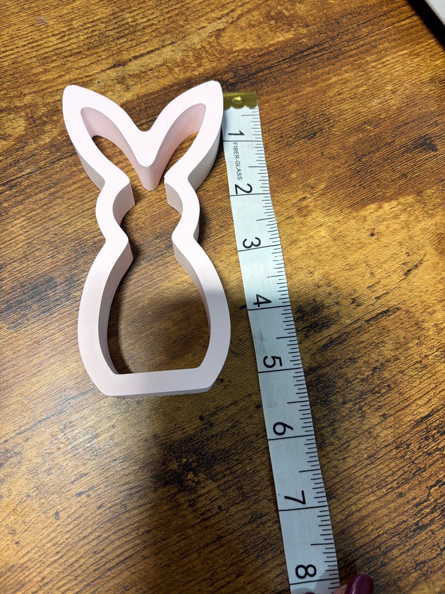 Pink Easter Bunny Silhouette