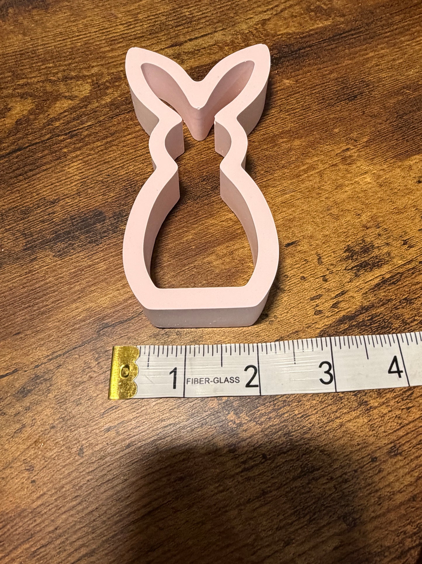 Pink Easter Bunny Silhouette