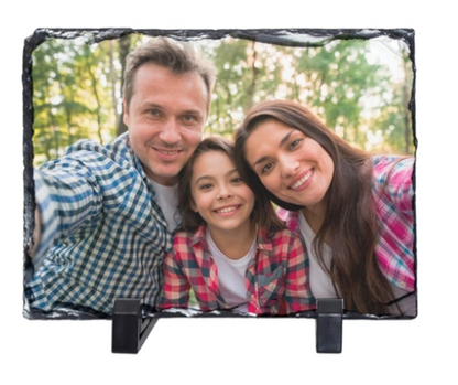 Rectangle Rock Photo Slate 30cm