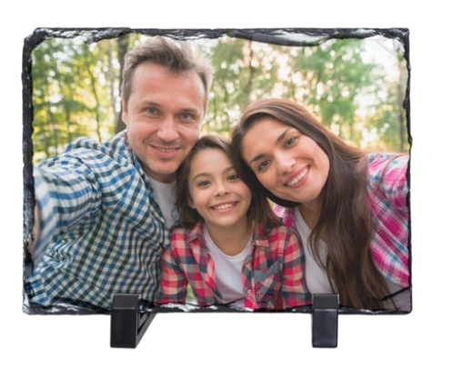 Rectangle Rock Photo Slate 30cm