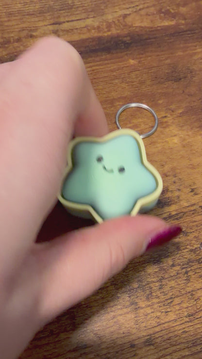Fidget Clicker Star Keyring